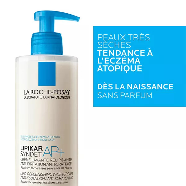 LA ROCHE POSAY LIPIKAR SYNDET AP+ CREME NETTOYANTE 400ML